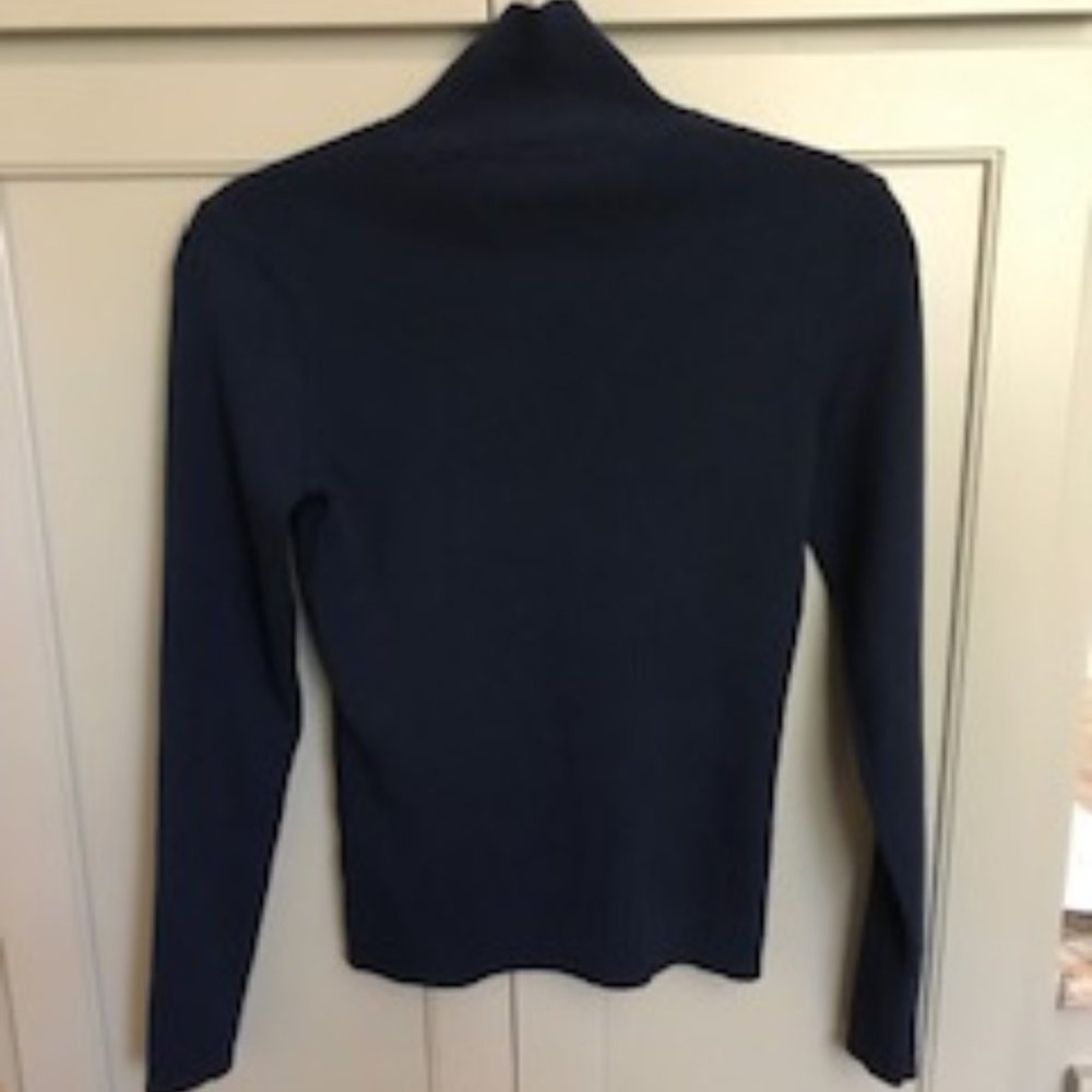 Tory Sport Ribbed Soft Tech Knit Turtleneck - Picture 4 of 4